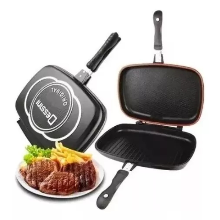 Miniatura 7 de Sartén Doble Parrilla 36 Cms Antiadhere